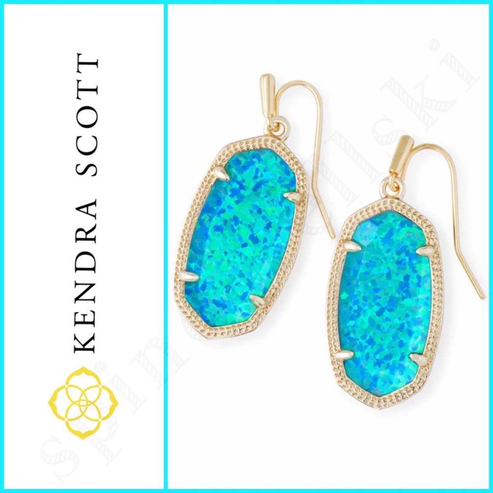 ❌SOLD❌ NWT KendraScott Turquoise Kyocera Opal Dani